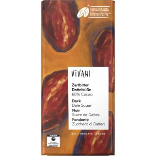 Zartbitter Schokolade Dattelsüße