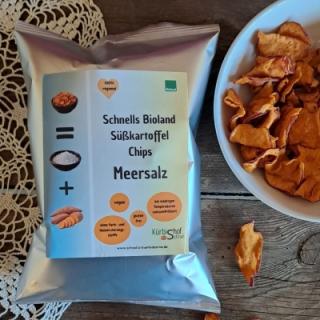 Süßkartoffelchips Meersalz