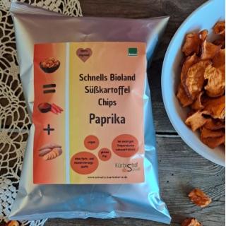 Süßkartoffelchips Paprika