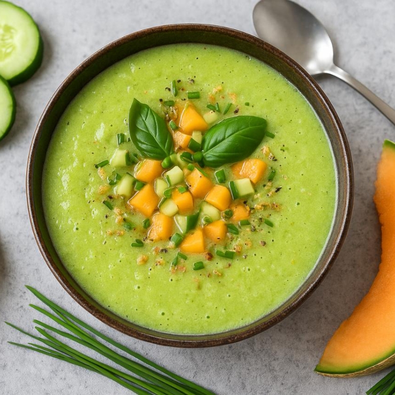 Gurken-Melonen-Gazpacho