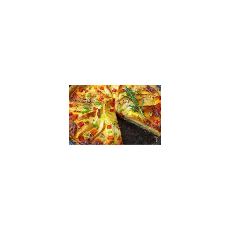 Birnen-Gemüse-Quiche